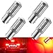 4 pz Rosso 1156 BA15S P21W 5630 33SMD Lampadine LED per auto 900LM Super Bright Luce freno Fendinebbia posteriori Luce posizione Luce di posizione 12-30 V 3.6 W
