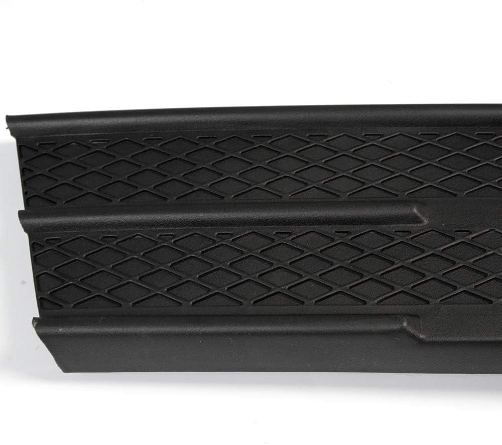 PIT66 Front Bumper Lower Grille Insert, Compatible With Ford Escape Kuga 2013 2014 2015 2016 Satin Center Trim Panel Radiator Hood Grill Replace CJ5Z17K945BA Black