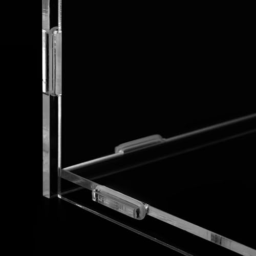 Miniatura 6 de Vitrina de acrílico transparente de 4 capas para encimera, vitrina de pastelería de panadería, vitrina de mostrador de exhibición al por menor,