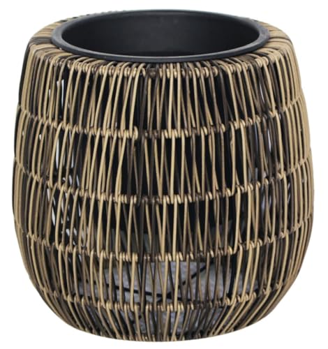 Trend Line Polyrattan Pflanztopf Ø 28 x 26 cm braun Körbe, Blumentöpfe, kästen & Untersetzer