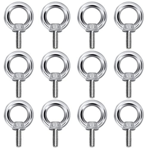 20 Stück Augenschrauben Edelstahl M8 Set - Ringmuttern Und Hammerkopfschrauben Für Sichere Befestigungen