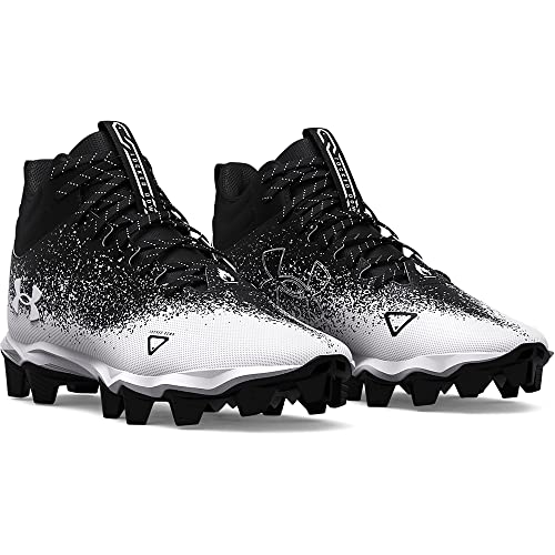 Under Armour Boy's Spotlight Fran 2.0 Jr Road Running Shoe, Black (001)/Black, 5 Big Kid #TOP4