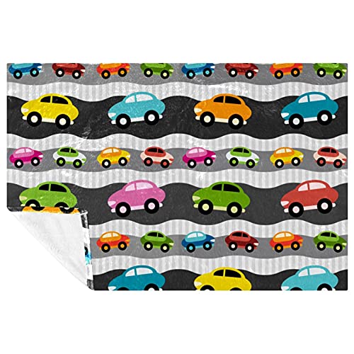 Couverture douce et chaude voiture pour lit d'enfant 150x100 cm - 2