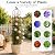 Yotoworth Garden Obelisk Trellis for Climbing Plants Outdoor, 6.3 ft Tall Rose Trellis Climbing Plants Support for Potted Light Vine Flower Vegetable Cucumber Trellis Raised Garden Bed, Black, 1PC