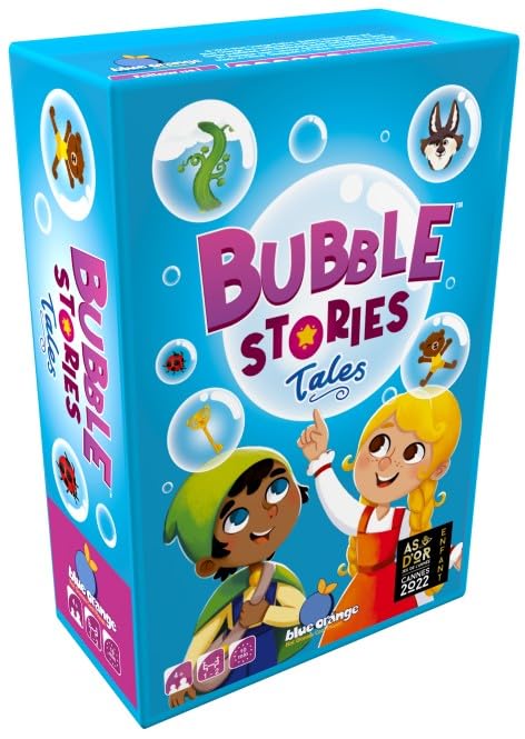 Blue Orange | Bubble Stories Tales | Kids Card Game | Ages 4+ | 1-2 Players | 10+ Minutes Playing Time