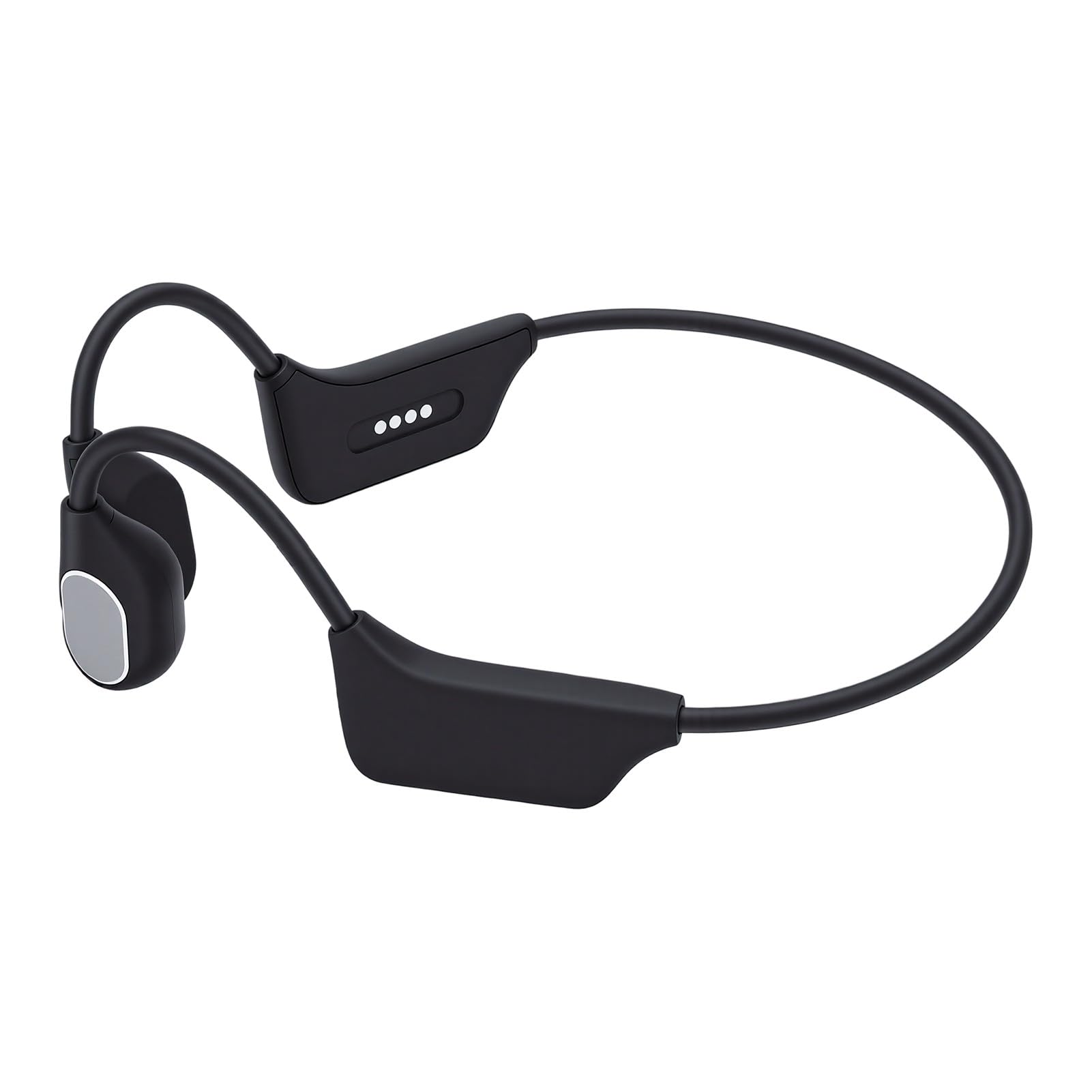 Cryfokt Cuffie a Conduzione Ossea, Cuffie Auricolari Aperte Wireless IP67 Impermeabili 5.4, Auricolari Sportivi da Corsa con Tecnologia di Cancellazione del Rumore per l'allenamento in Palestra