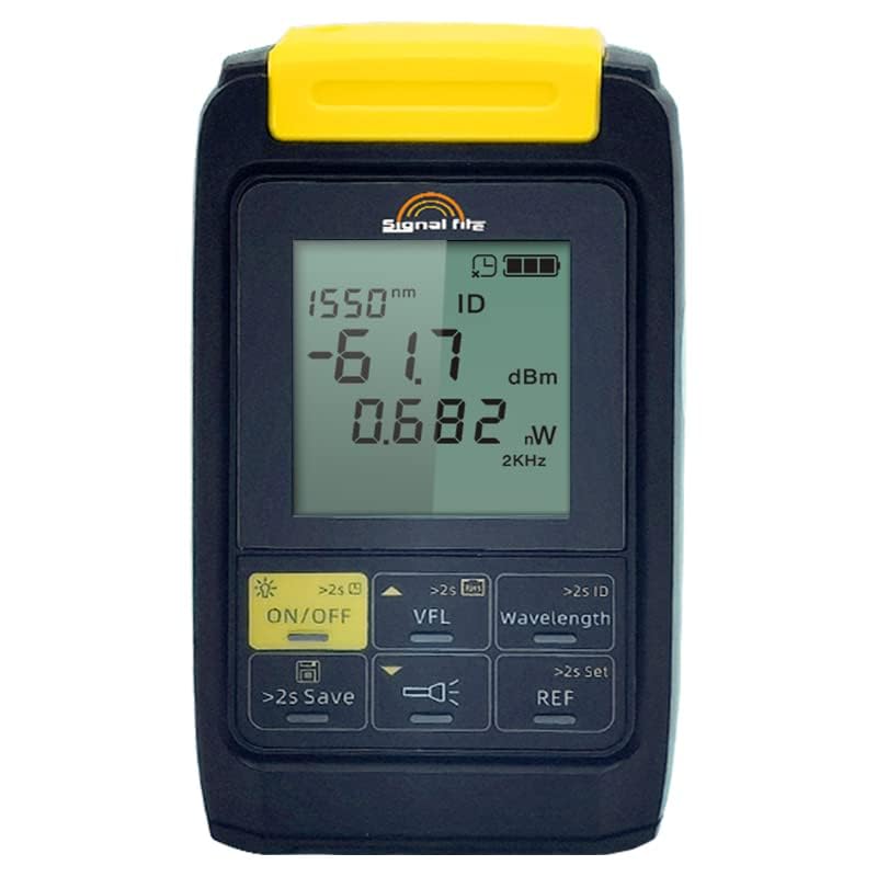 Signal fire Medidor de potencia óptica Luz roja todo en uno OPM nivel profesional recargable con bolígrafo de fibra 4 en 1 20 milivatios comprobador multifuncional de atenuación de redes ópticas