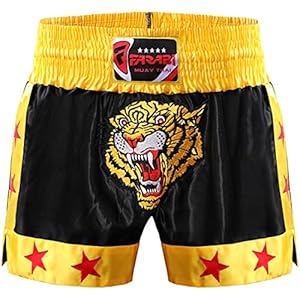 Farabi Sports Muay Thai Shorts – Boksshorts voor MMA, Kickboksen, Training, Kooigevechten, Oefening, Grapple Fitness…