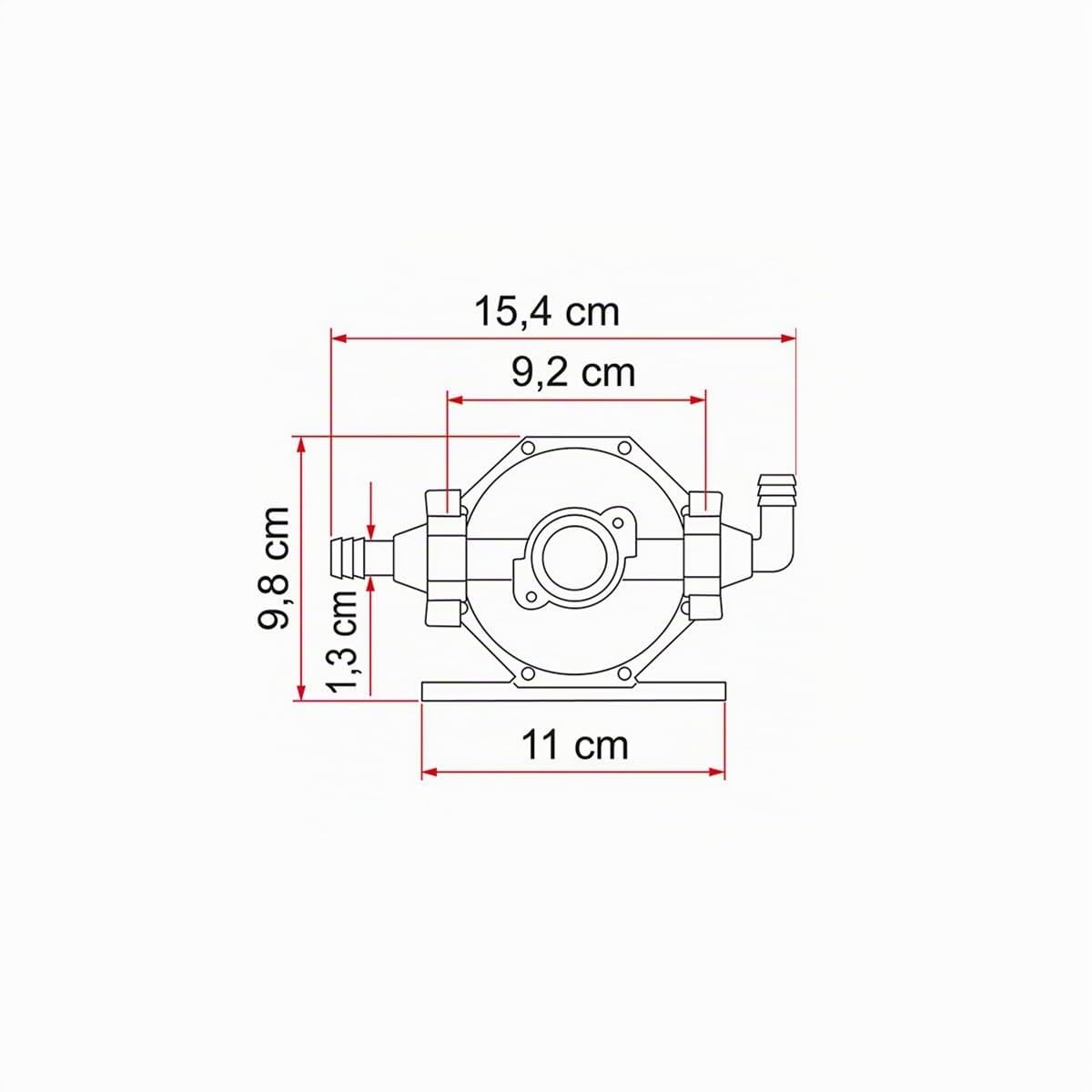 Flamme AQUA A20 Pot d'expansion universel pour pompe à eau - NOUVEAU MODÈLE 2024 - COULEUR : NOIR