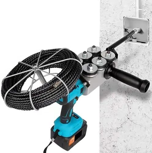 Tirador automático del cable de la cinta de pescado con 2 baterías sin cepillo del motor del hilo del alambre del hilo del lazo led del usador de la tubería para la construcción de la red de la fontan