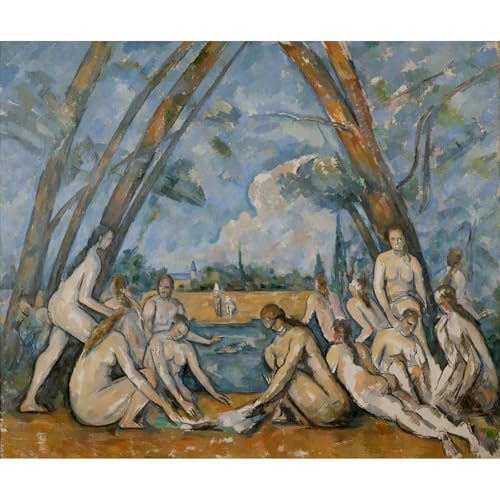 Cézanne Les grands baigneurs impression giclée de peinture célèbre