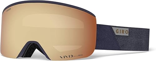 Giro Axis Gafas de esquí – Gafas de snowboard para hombre – Correa Midnight Peak con lentes de cobre vívido/infrarrojos vívidos