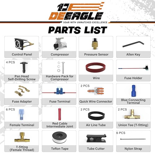 DEEAGLE Air Bag Compressor with Sensor