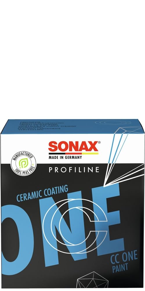 SONAX PROFILINE CeramicCoating CC One (40 ml) Langzeitschutz für Autolacke mit neuester SI-Carbon-Technologie für einen Schutz bis zu 3 Jahre | Art-Nr. 02678410