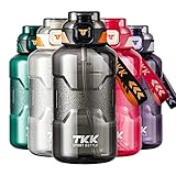 TKK 50oz Sport Water Bottle Half Gallon Water Bottle Jug with Straw Large Capacity Plastic Water Bot