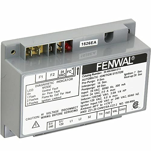 FENWAL 42001-0052S Max-E-Thermostat Ignition Control Module MasterTemp Heaters Fits Pentair Sta-Rite Max-E-Therm Pool and Spa Heaters Electrical System
