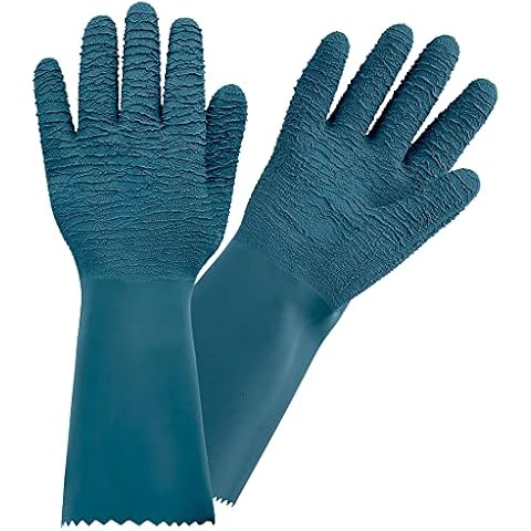 Rostaing PROTECTMAX-IT08 - Guantes de jardinería impermeables, largo de látex, gruesos, talla 8 Cover