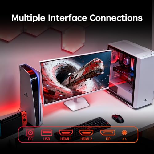 Image of KTC 24 inch 240Hz Gaming Monitor, FHD 1080P Computer Monitor with Fast IPS Panel, 1ms Adaptive Sync, HDR400, 116% sRGB, HDMI /DP /USB 2.0 Port, Adjustable