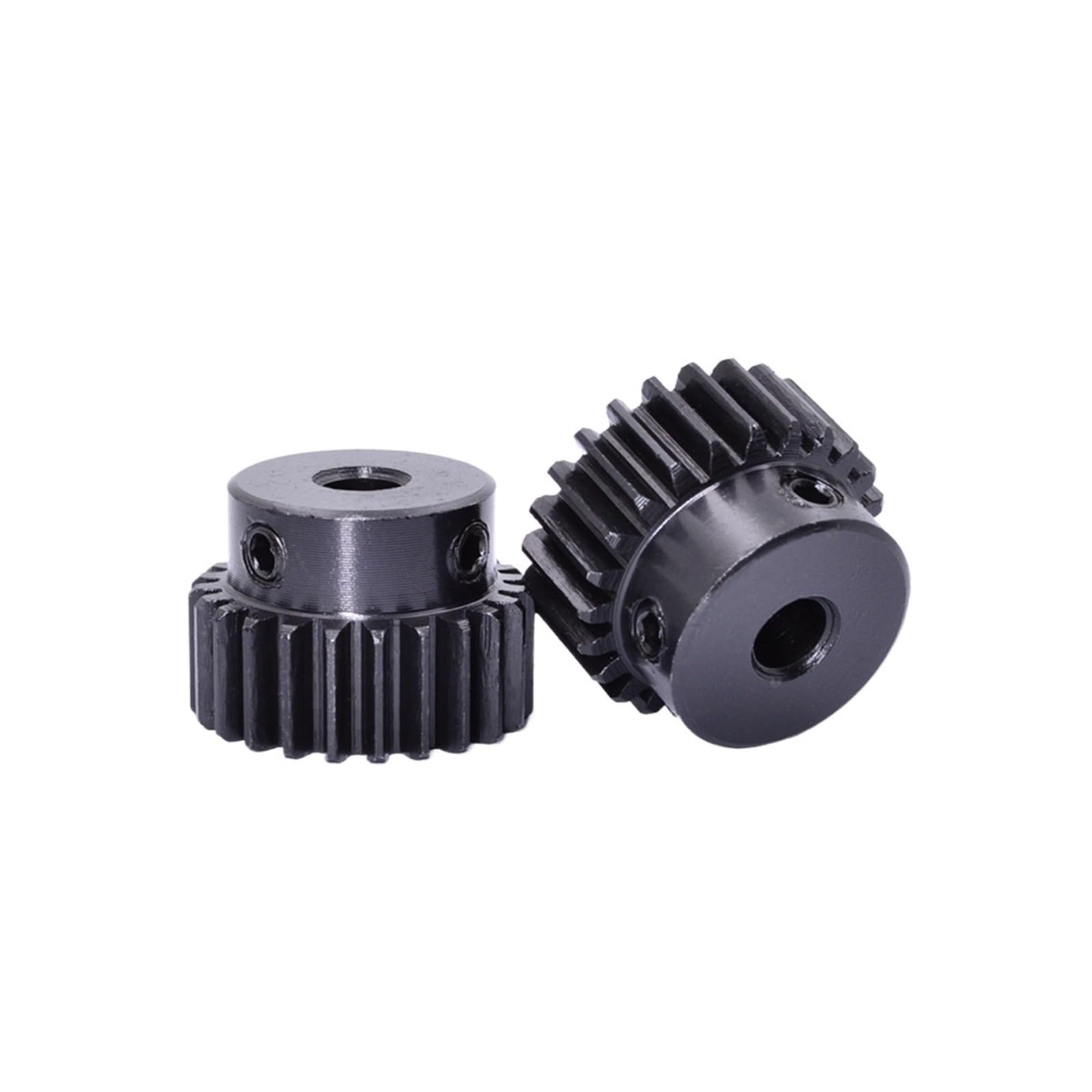 Bevel Gear Pinion Hardware Mechanical 1M Small Gear 12/14/15/16/17/18/19/20T Teeth 1 Mod Spur Gear 1 Motor Mini Gear Pinion 45# Steel Transmission Accessories Part Inner Hole 8mm(17 Teeth)