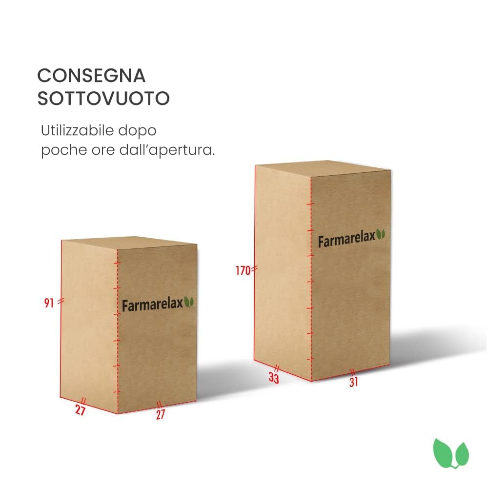 Farmarelax - Materasso Memory Matrimoniale 160x200, Alto 20 cm, Alleviamento punti di pressione, Ortopedico, Antiacaro, Anallergico e Antibatterico, 100% Made in Italy