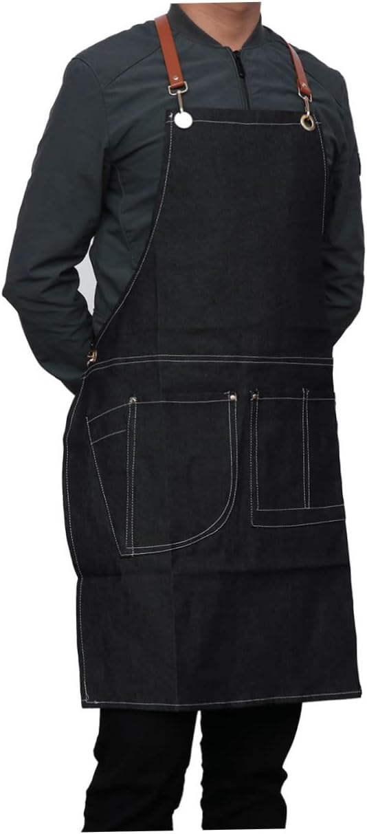 Baber Apron Bib Apron Multi Use Pocket Barber Cape Hairdressing Barber Professional