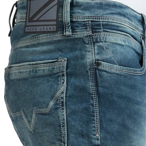 Image of Pepe Jeans Men's Regular Fit Jeans | Mid Rise | Chinox | Jeans for Man