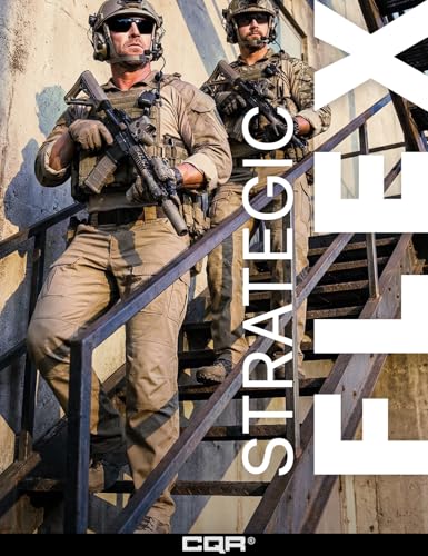 Image of CQR Men's Flex Ripstop Tactical Pants, Water Resistant Stretch Cargo Pants, Lightweight EDC Hiking Work Pants