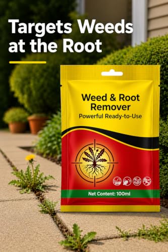 Image of Weed and Root Remover 100gm Ready to Use | Fast Acting Deep Penetrating Formula | Removes Weeds from Root for Garden, Lawn, Driveways, Pathways & Outdoor Areas (Pack of 1)