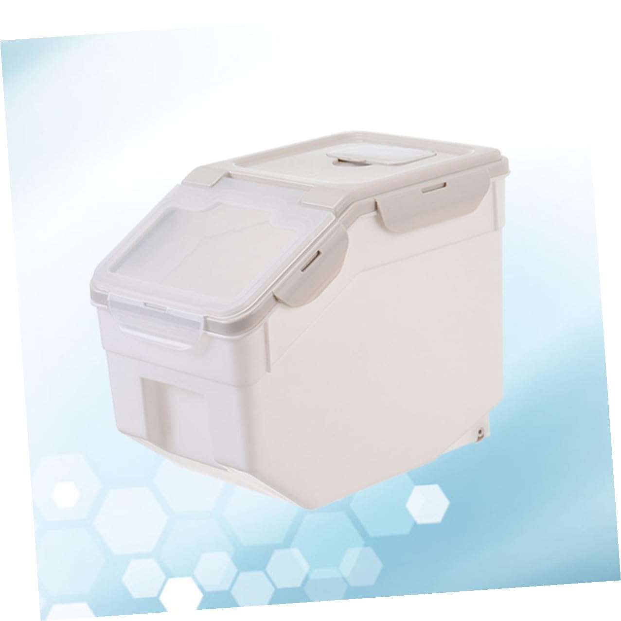 Angoily Contenedor de Almacenamiento para Mascotas Grande, Pp Beige