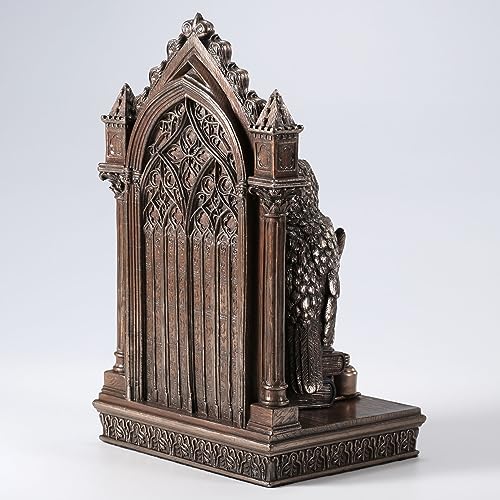 Estatua Búho de Sabiduría 9.62 pulg Bronce miniatura 4