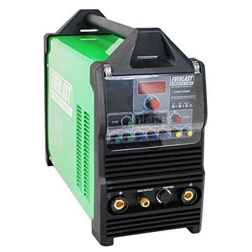Everlast PT200DV PowerTig 200DV 200AMP 110/220 Dual Voltage Pulse AC DC Welder