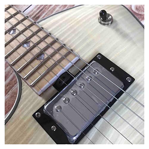 AMINIY Guitare électrique Panneau en Acajou Taille complète avec Pick-up Jazz Rouge et Jaune Musique électrique Guitare… - Les Beatles, Paul McCartney, John Lennon, RIngo Starr, George Harrison AMINIY Guitare électrique Panneau en Acajou Taille complète avec Pick-up Jazz Rouge et Jaune Musique électrique Guitare… – Image 4