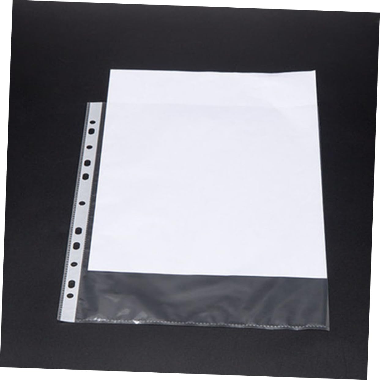 Protector de Hojas Transparente A4 11 Agujeros, 200 Piezas