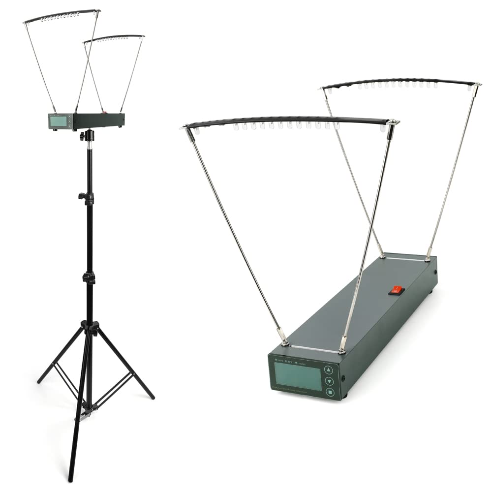 ZSHJGJRShooting Speed Tester Precision Ballistic Chronograph Bullet Bow Arrow Velocity Meter Measurement Tool with FPS,MPS Readings,Sun Screens&Large LCD Screen for Range Shooting