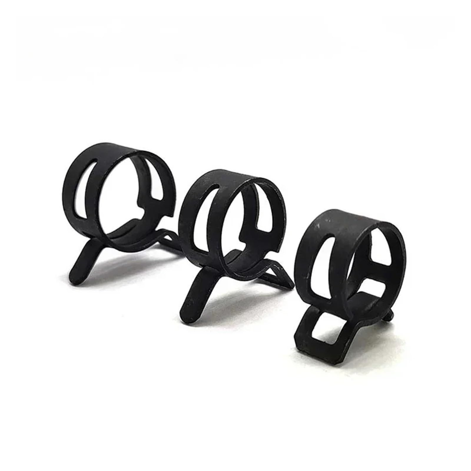 165 Uds 6-22mm negro resorte de vacío combustible aceite manguera agua Clip tubo