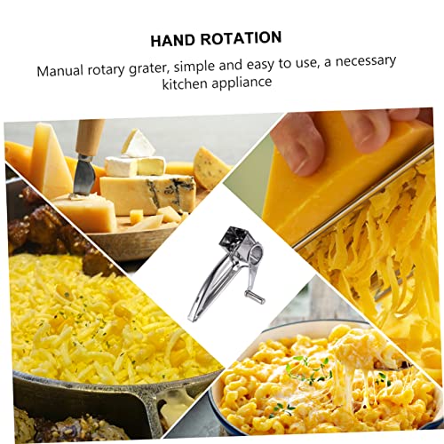 Rallador de Queso de Acero Inoxidable LIFKOME Giratorio miniatura 6