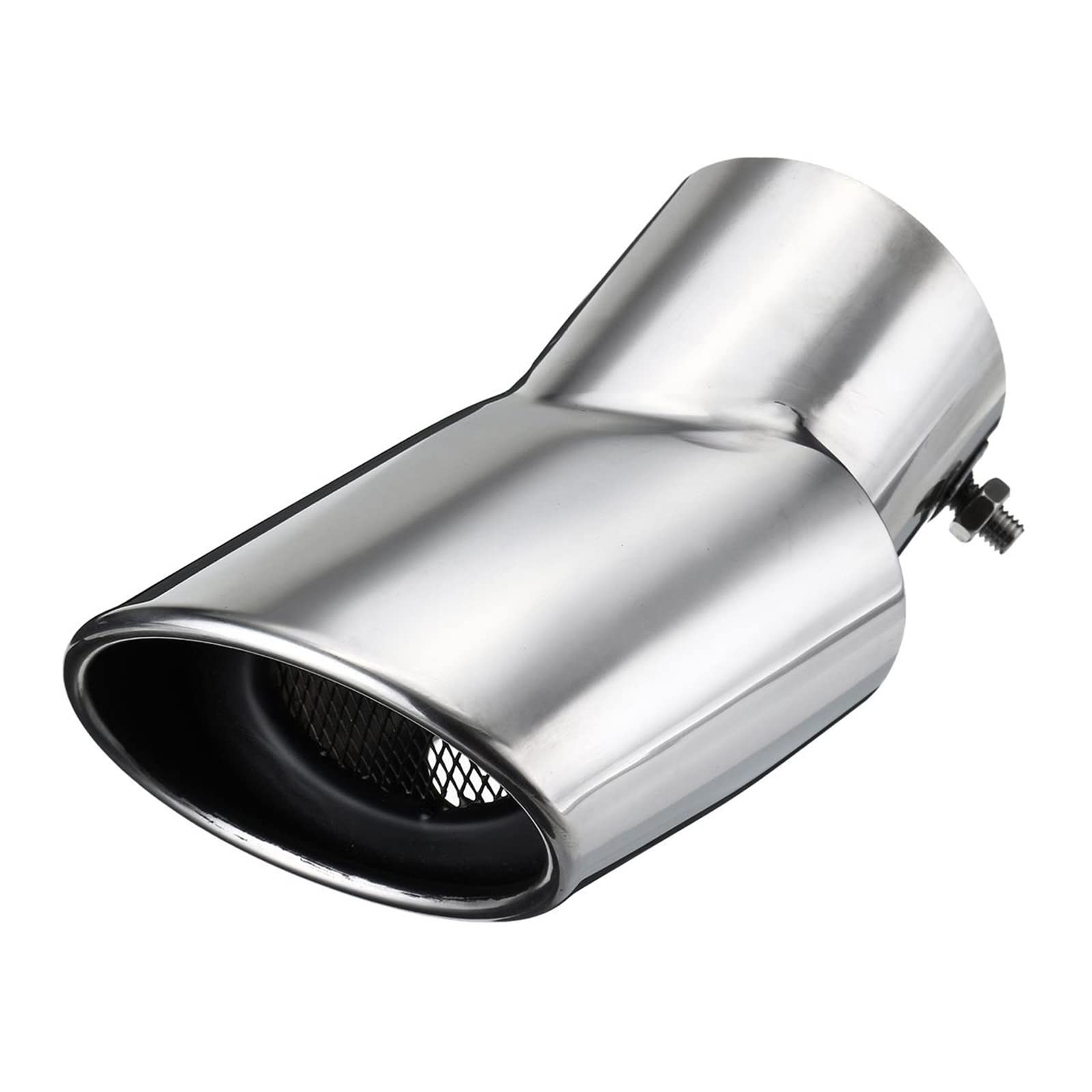 Silbato Escape Coche Para CR-V 2017 2018 2 uds tubo de escape de coche punta de silenciador de escape ovalado de acero inoxidable Silenciador tubo escape