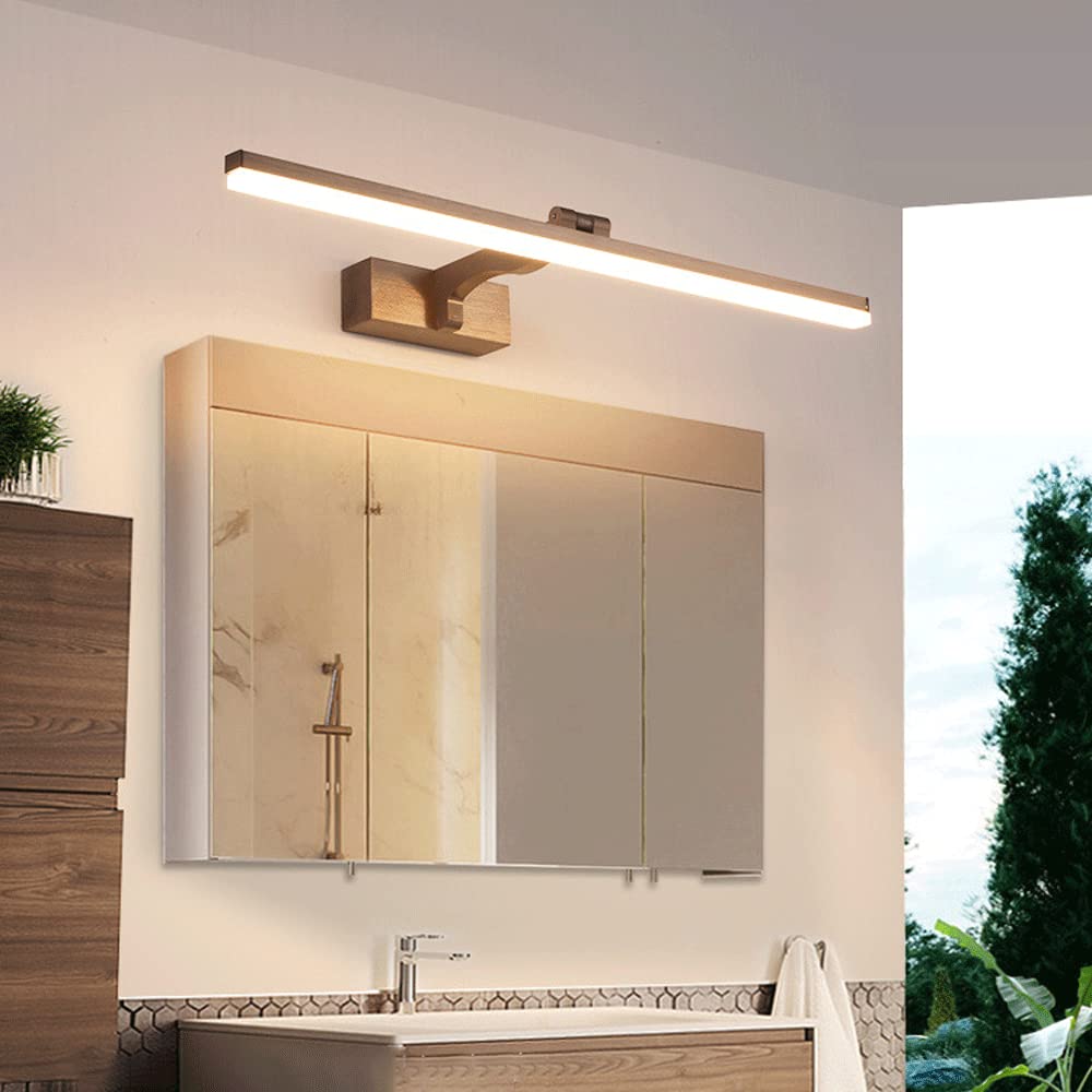 Lámpara de Pared LED Ajustable para baño, giratoria 180°, con luz para Espejo de tocador, iluminación Moderna para Maquillaje, para frentes de armarios, inodoros y vestidores. Ilum
