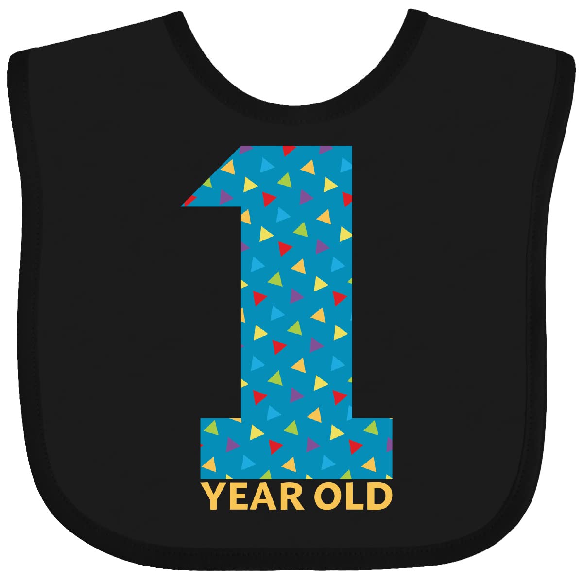inktastic First Birthday-1 Year Old Baby Bib