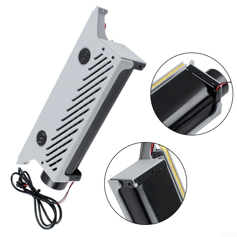 Ventilador de aire de flujo cruzado, paquete de 1, ventilador de refrigeración auxiliar X-Axis para impresoras 3D, flujo de aire circunferencial uniforme, control de velocidad inteligente de modo