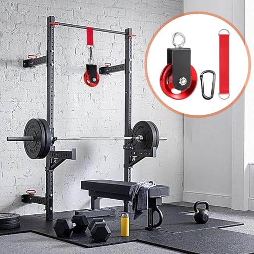 Accesorio de gimnasio con polea de cable y sistema de rodamiento suave de 90mm 5