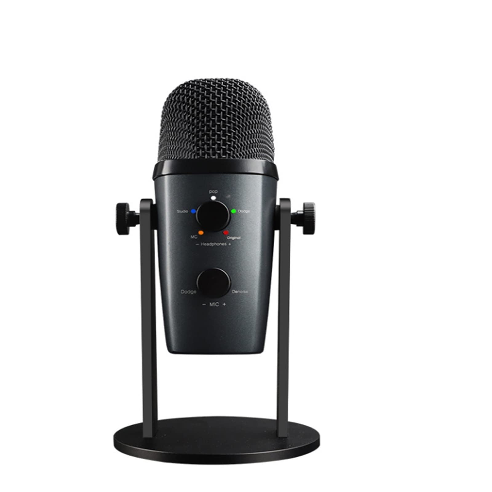 Microphone USB pour ordinateur et PC avec câble pour streaming TikTok et enregistrement