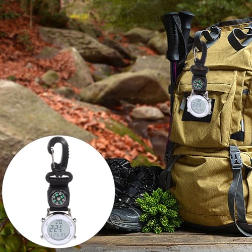 Reloj de bolsillo con clip de nylon resistente a rayaduras para evitar golpes en el uniforme 6
