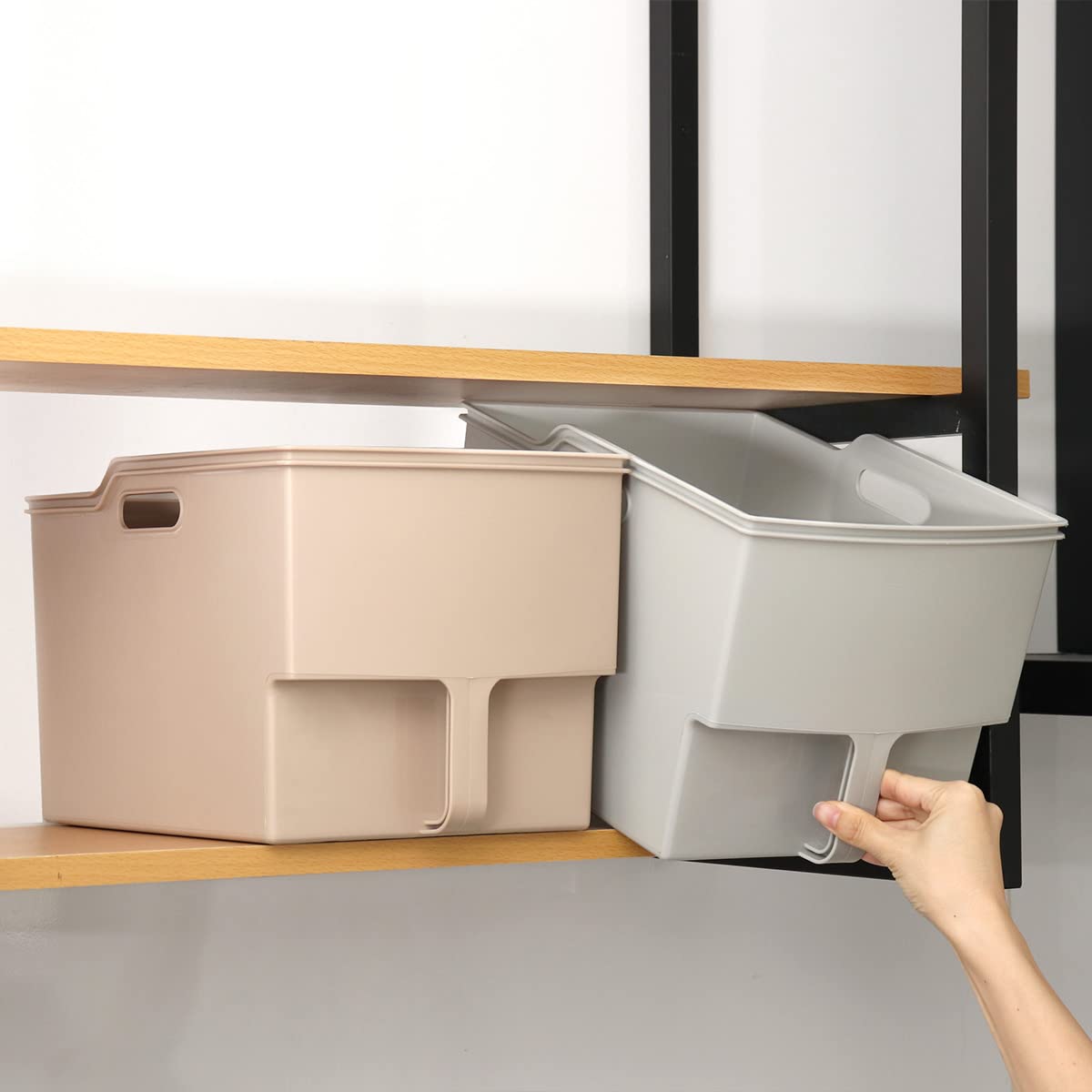 Amazon|キッチン収納ケース 吊り戸棚ボックスワイド 幅24cm Amazon|キッチン収納ケース 吊り戸棚ボックスワイド 幅24cm