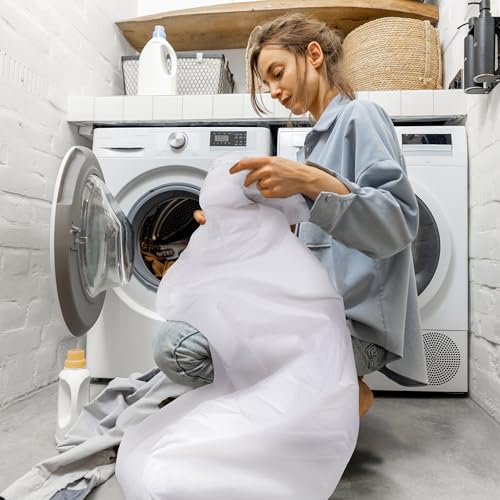 Waterproof Duvet Cover or Waterproof Blanket Cover-Dust, Pet Dander, Feather, Pollen & Allergy Control Duvet Protector (KING-106x86) - Thumbnail 7