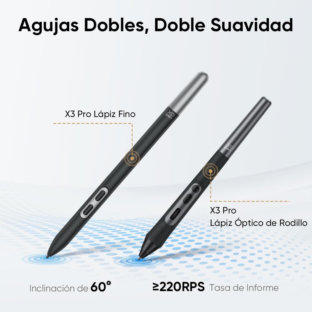 XPPen Artist Pro 19 Gen2 Tableta Gráfica con Pantalla 4K con 2 Lápiz 16K Niveles de Presisón, Tableta Dibujo Digital Profesional 18.4 Pulgadas Compltamente Laminada 156% sRGB con ACK05 Mini Teclado