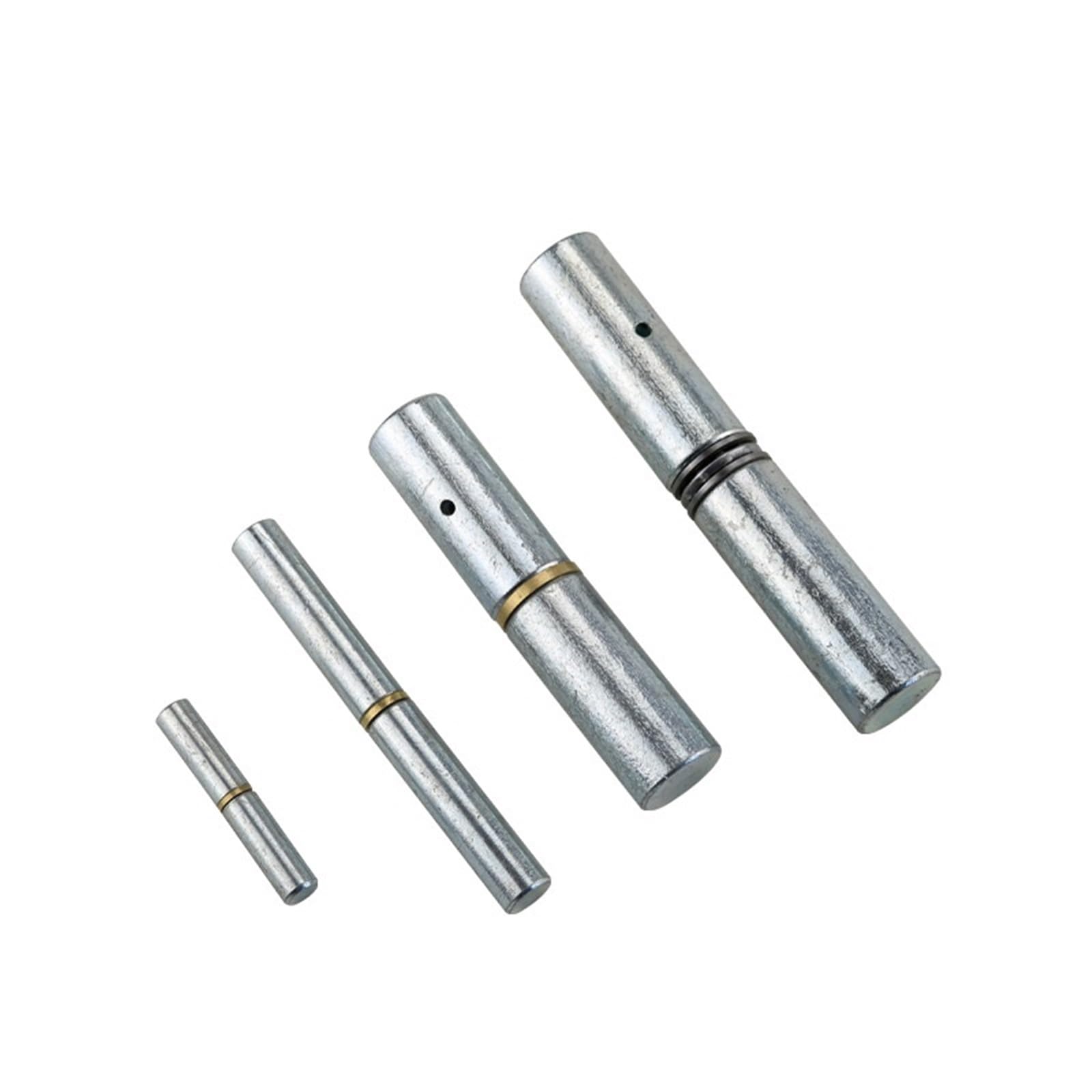 Douknail 120X25mm Industrial Cylindrical Bearings Detachable Solid Welded Iron Door Shaft Hinge Movable Cabinet 1Pcs(120X25mm)