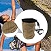 RNXRZANK Chalk Bag for Climbing Storage Pouch Lightweight Chalk Carrier Bag for Bouldering, Brown
