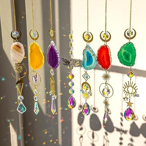 BlumWay 7 PCS Crystal Suncatcher Cover