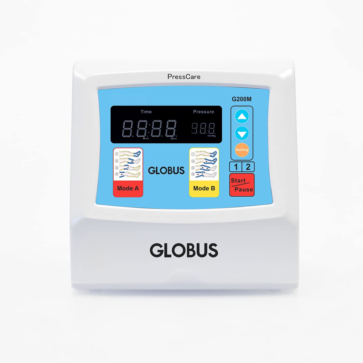 Globus | G200M-1 Pressoterapia, Per Esigenze Di Salute, Benessere, Estetica e Relax, Per Arti Gonfi, Ritenzione Idrica, Massaggi Ematomi, Linfodrenaggio e Altro, Dotato di 1 Accessorio, Taglia L